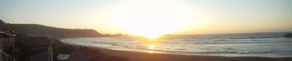 "שקיעת השמש במטאנזאס צ'ילה"